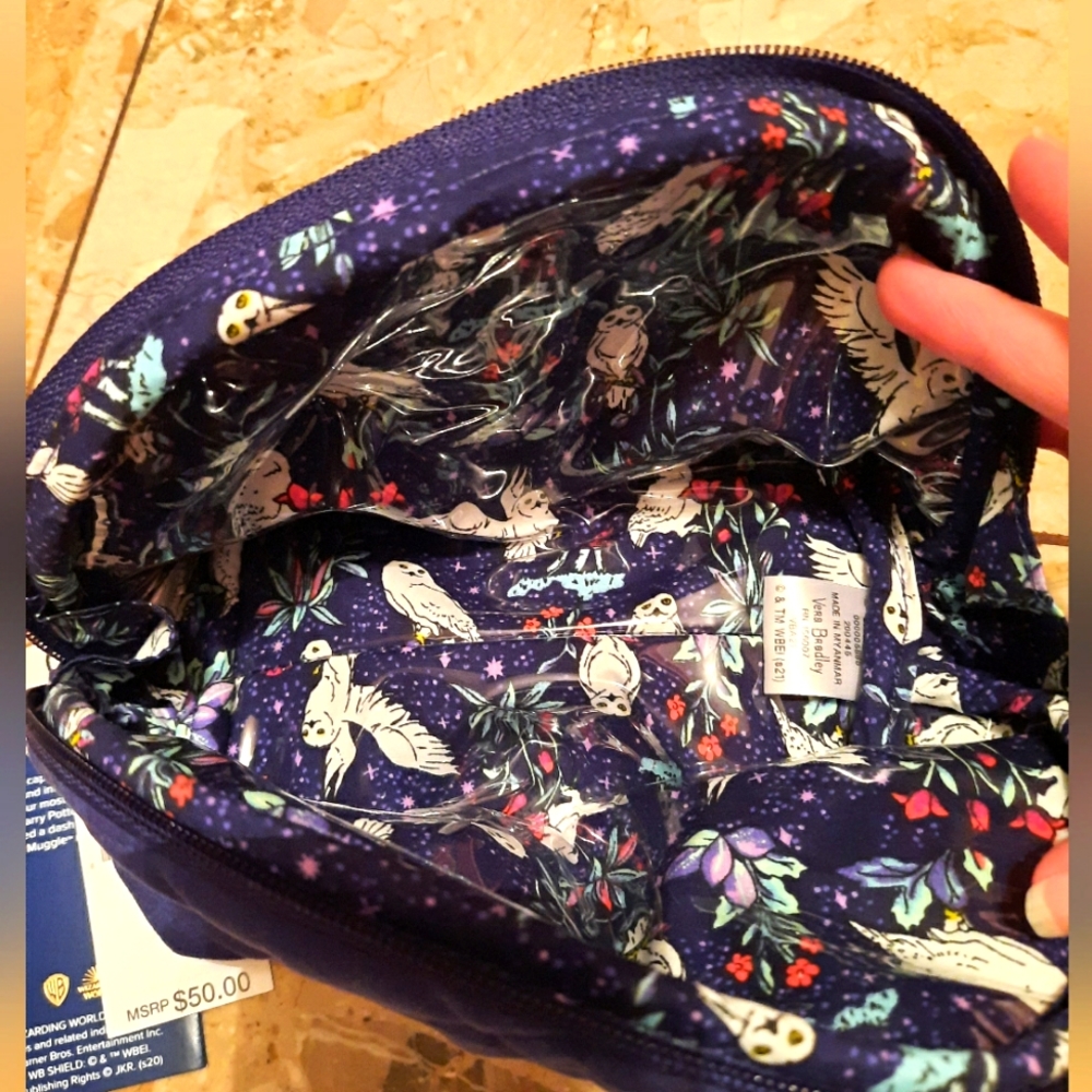 Vera Bradley Harry Potter Cosmetic Bag - Picture 3 of 5